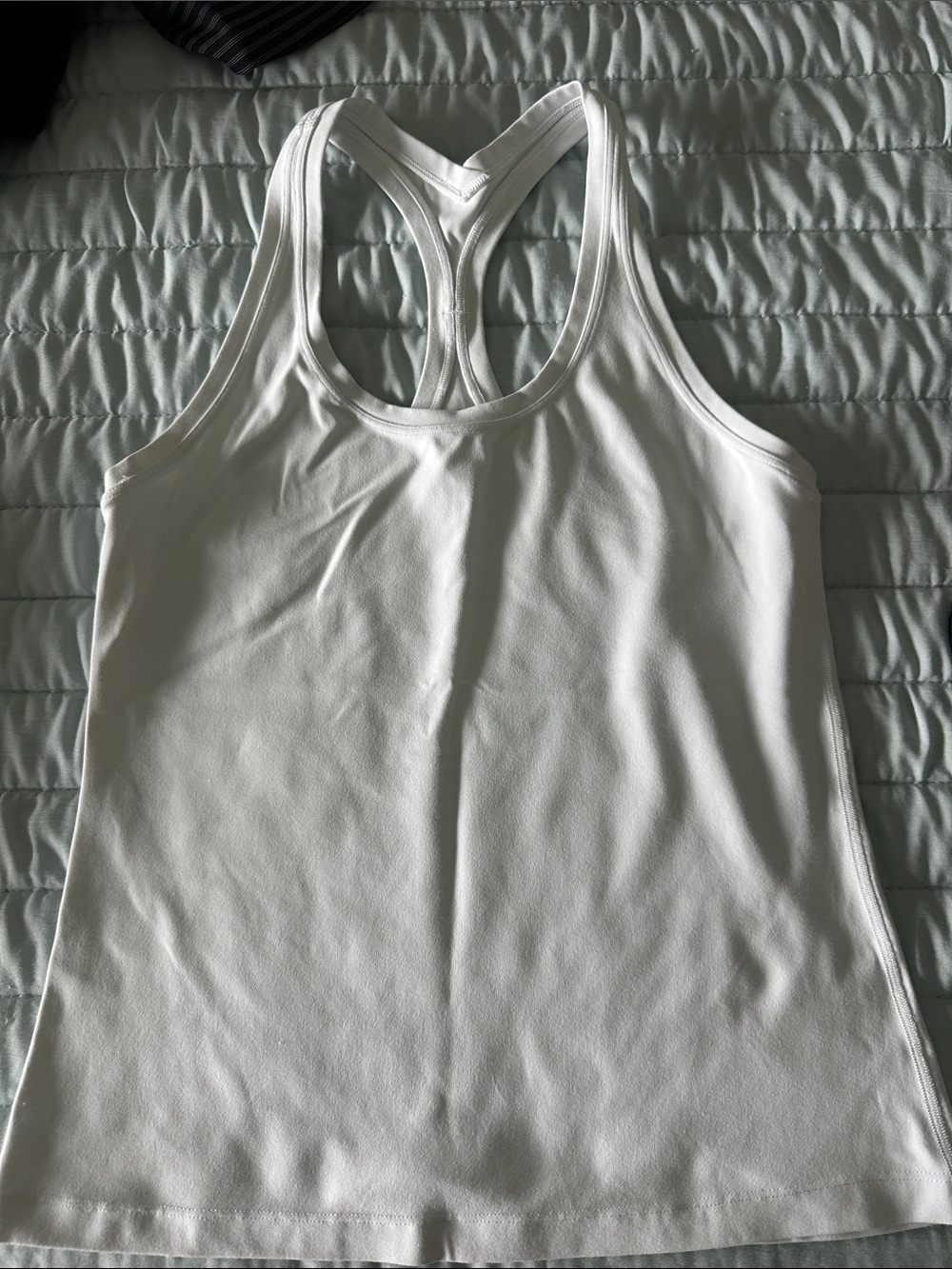 LULULEMON WHITE TANK SZ 6